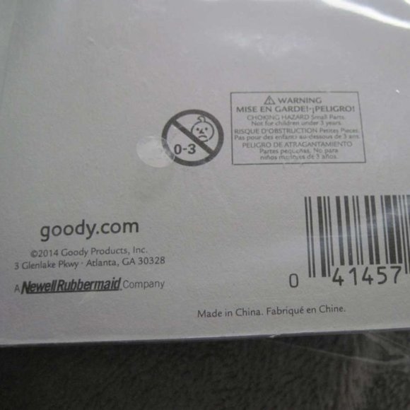 260 Goody Value Pack Clear Ouchless No Metal 3 Sizes Poly Elastic Hair Bands - Picture 9 of 9